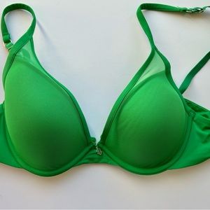 Third Love Kelly Green Classic Uplift Plunge Bra Size 34B ½